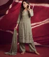 K 1224 By Naisha Glass Crush Beads Work Kurti With Bottom Dupatta 